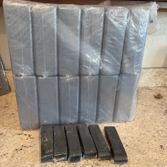 NEW Yoga Block and Strap Class Set 18 Pieces 6 Sets - Picture 2 of 7